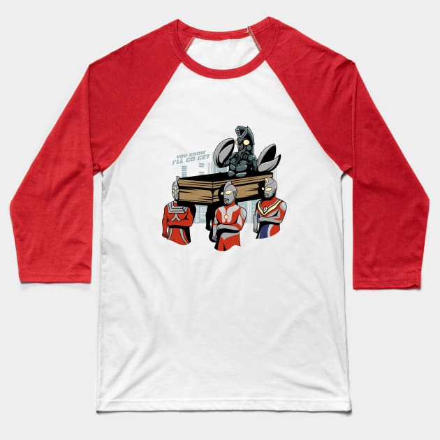 Ultra coffin dance Baseball T-Shirt by pujartwork